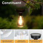 4-Pack Solar Landscape Lights for Driveway