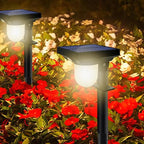 Solar Wall Spotlights 4-Pack, Motion Sensor LED