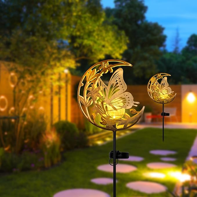Solar Path Lights, Outdoor Walkway LED