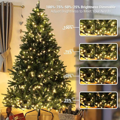 Christmas Patio String Lights 2-Pack, 67ft 200 LED Waterproof