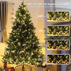 4ft Christmas LED String Lights, Waterproof Timer Lights