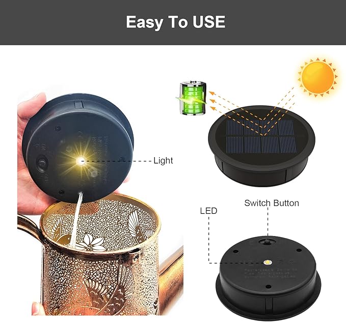 Solar Fairy Light Replacement Top, LED
