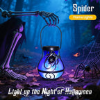 2-Pack Spider Solar Lanterns, Waterproof LED Backyard Lights