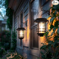 Hanging Solar Hanging Lanterns 2-Pack, Decorative Outdoor Decor