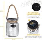 Solar Backyard Lanterns 2-Pack, Patio Hanging LED Decor