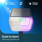 4-Pack Motion Sensor Solar Spotlights, Waterproof Wall LED