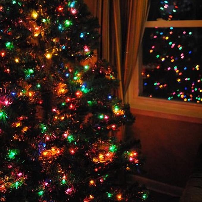 Christmas String Lights, 16ft 50 LED Waterproof Twinkle Lights