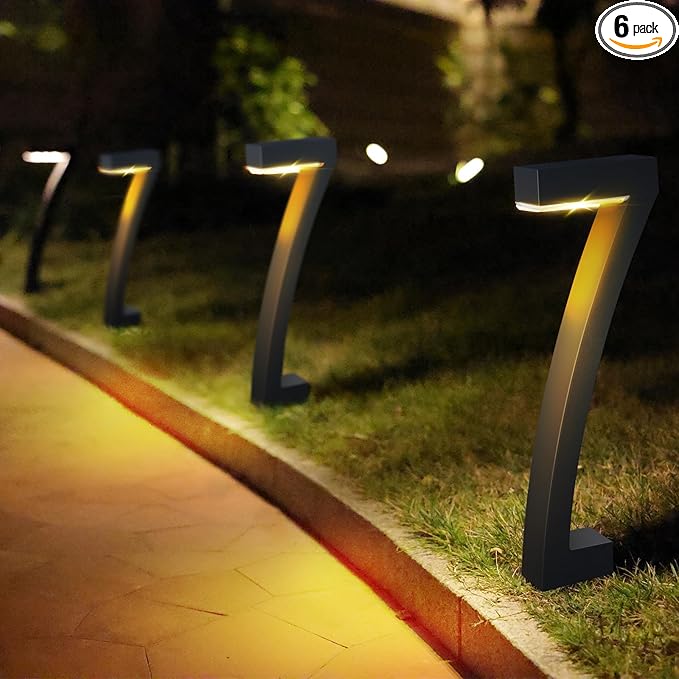 Solar Pathway Lights 6-Pack, Walkway LED