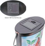 Cardinal Solar Hanging Lanterns, Classic Outdoor Decor