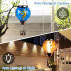 Solar Courtyard Lanterns, Porch Hanging LED Decor