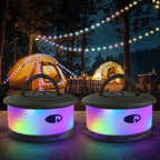 Outdoor String Lights, 8ft RGB Waterproof LED