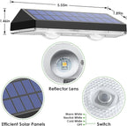 8-Pack Modern Solar Yard Lights, Outdoor LED