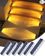 Solar Deck Lights 6-Pack, LED