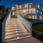 Solar Step Lights 8-Pack, Waterproof Stair