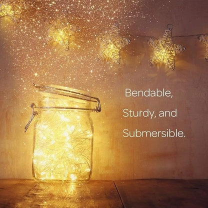 Christmas Yard String Lights 4-Pack, 10ft 30 LED Waterproof