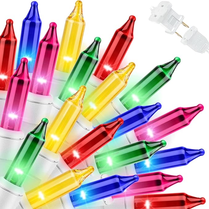 Christmas String Lights, Waterproof Twinkle Lights