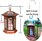 Courtyard Solar Lantern Set, Classic Garden Lighting