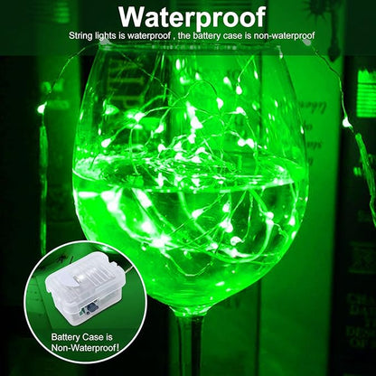 24-Pack 20 LED Christmas Twinkle Lights, Waterproof for Backyard