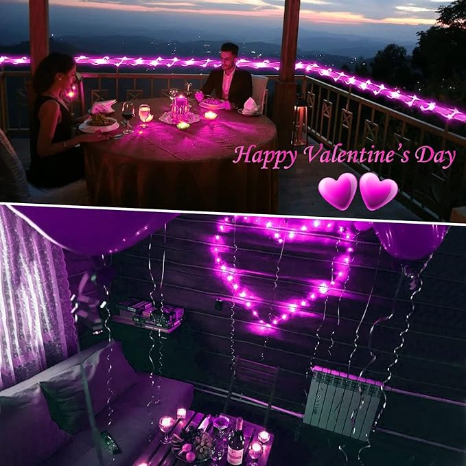 Remote Control Rope Lights, 33ft Color-Changing LED