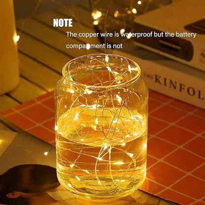 Christmas Fairy Lights 24-Pack, 2ft 30 LED Battery Twinkle Lights