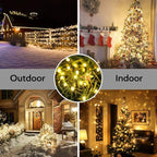 100 LED Christmas Fairy Lights, Twinkle Waterproof