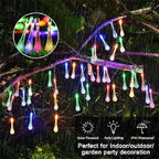 13ft Christmas LED String Lights, Waterproof Timer Lights