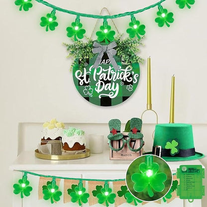 Green Yard String Lights, 5ft Weatherproof LED