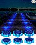 Solar Step Lights 6-Pack, Waterproof Patio