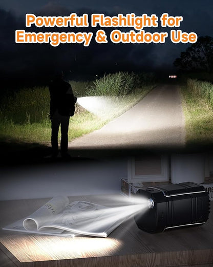 4-Pack Multi-Function Rechargeable Camping Lantern