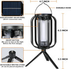 Garden Solar Hanging Lanterns 2-Pack, Classic Outdoor Decor