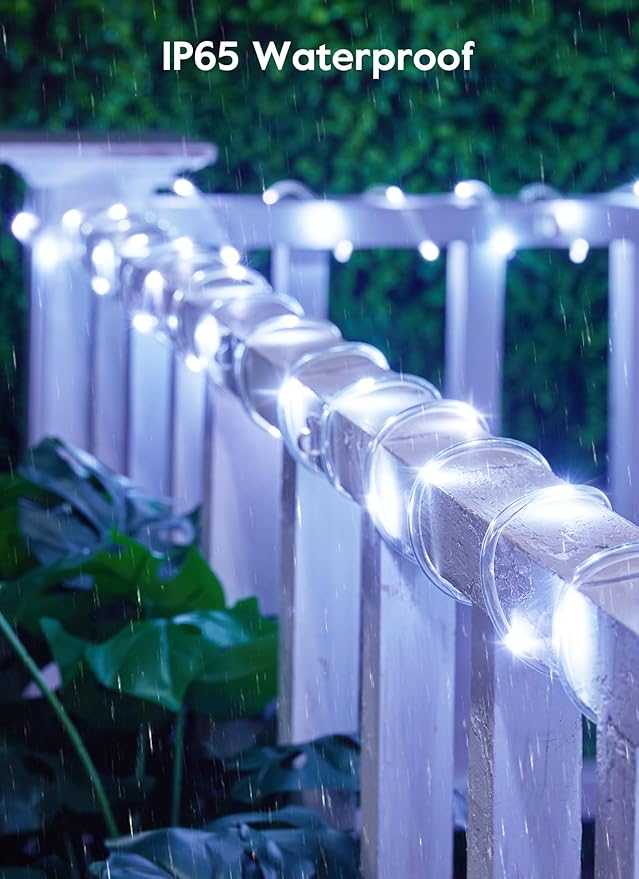 Solar Rope Lights, 39ft LED Porch String