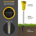 Solar Garden Path Lights 8-Pack, Waterproof