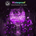 Christmas Patio String Lights 2-Pack, 100 LED Waterproof