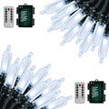Christmas Yard String Lights, 18ft 50 LED Waterproof
