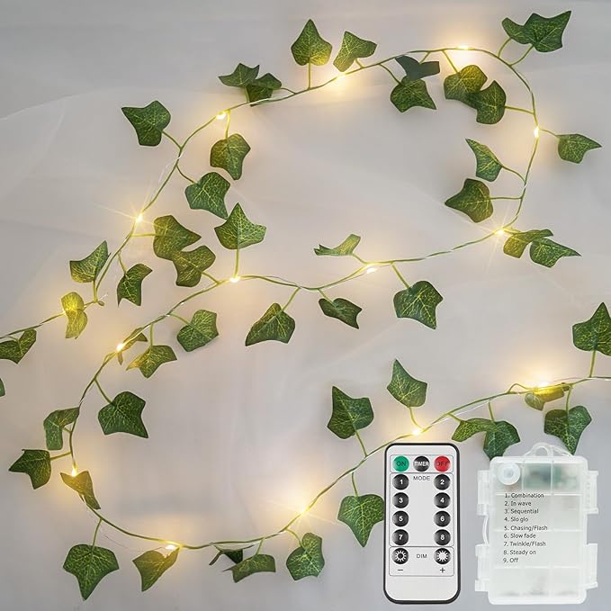 1ft Warm White String Lights for Backyard, Waterproof LED