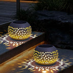 Hanging Solar Lantern Set 2-Pack, Charming Outdoor Lighting