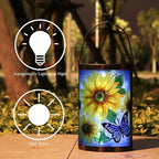 Sunflower Solar Hanging Lanterns, Classic Yard Decor