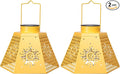 Solar Backyard Lanterns 2-Pack, Garden Hanging LED Decor