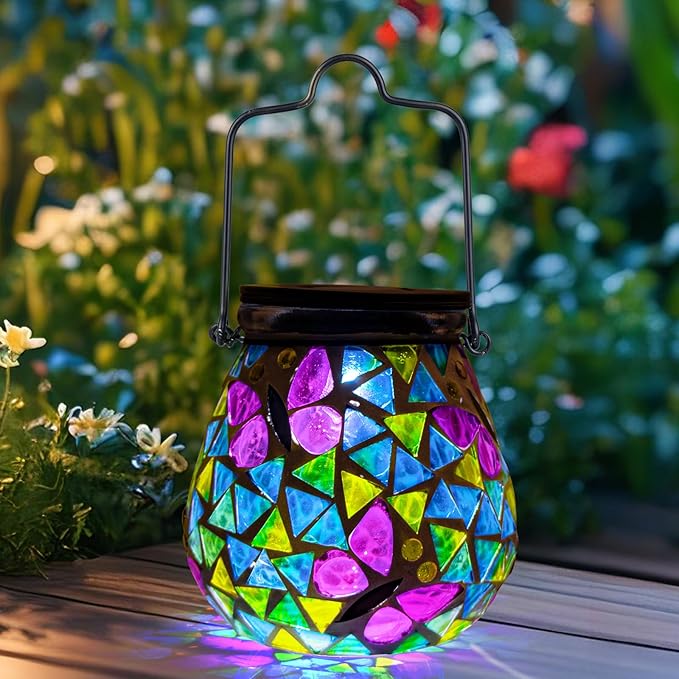 Solar Butterfly Lanterns, Garden Hanging LED Decor