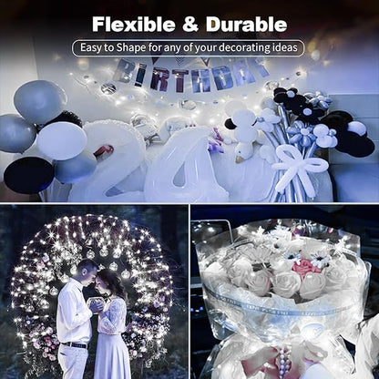 20-Pack Christmas String Lights, 7ft 20 LED Waterproof Twinkle Lights