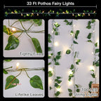 Warm White Patio String Lights, 33ft Weatherproof LED