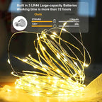 Christmas Patio String Lights 100-Pack, 20 LED Waterproof