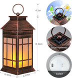 Hanging Solar Hanging Lanterns, Charming Porch Decor