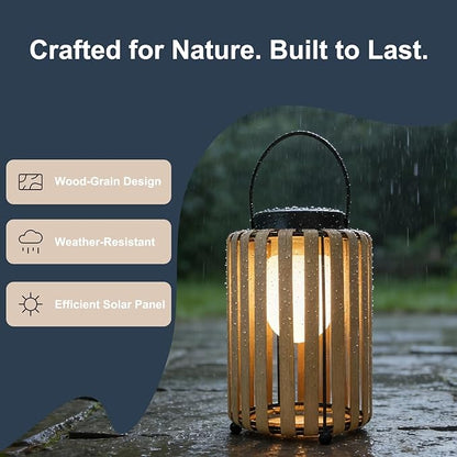 Large Solar Lanterns Outdoor Waterproof Garden Decor, Gifts for Women Mom Grandma Outdoor Solar Lantern Lights for Yard, Patio, Lawn,Pathway, Landscape