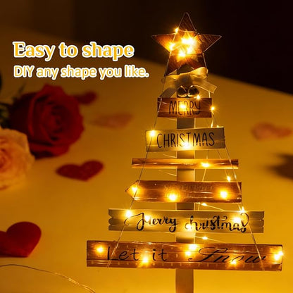 16ft Warm White String Lights for Backyard, Waterproof LED