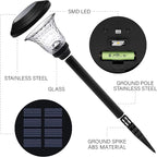 8-Pack Solar Landscape Lights for Driveway