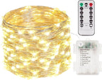 Christmas Fairy Lights, 33ft 100 LED Battery Twinkle Lights