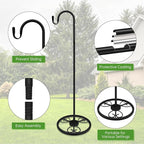 63" Shepherd's Hooks, Heavy-Duty Garden Stakes