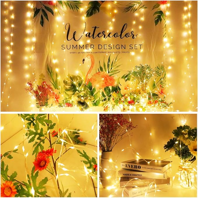 328ft LED Patio String Lights, Waterproof Outdoor