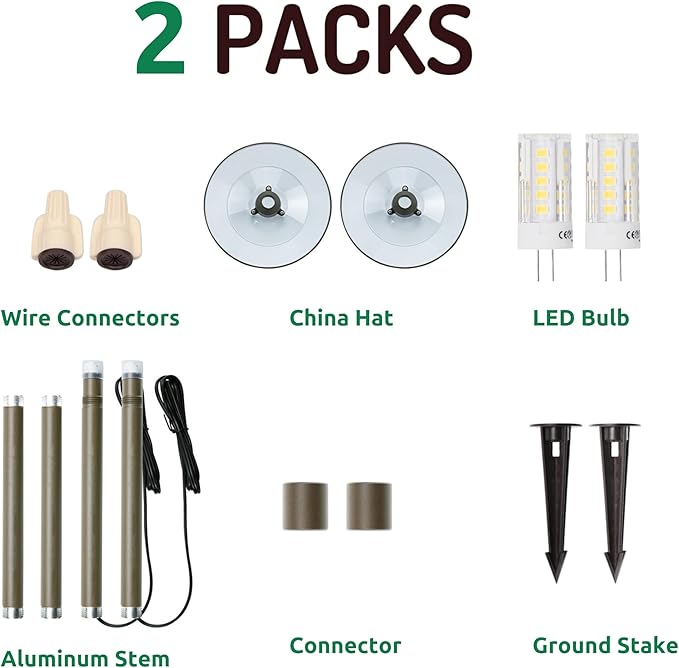 Solar Yard Path Lights, Waterproof